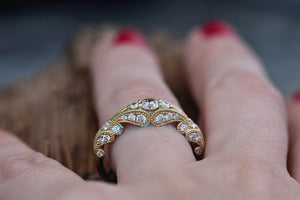 1.3 carat Filigree engagement ring - SevenCarat