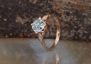 Halo Cushion Ring-Vintage engagement ring-1 carat Diamond Engagement Ring rose gold -Dainty Promise Ring-Nature ring-Cushion diamond Ring-art deco ring,branch ring,Cushion diamond Ring,Custom Rings,Dainty Promise Ring,Diamond vintage ring,engagement ring,Halo Cushion Ring,Nature ring,Promise ring,Rose gold engagement,Rose gold ring,twig engagement ring,vs,vvs