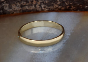 Thin wedding band for her for him- Classic band- Solid gold wedding band 14k - Stackable Ring-14k yellow gold,bridal jewelry,Bridal sets,Engagement band,Eternity ring,free shipping,mens wedding band,solid gold band,Stackable Ring,triple ring,wedding band women,wedding ring,women jewelry