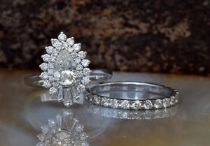 1.5 carat vintage art deco wedding ring sets-1 ct diamond ring,Anniversary ring,Art deco engagement ring,art deco ring,Baguette diamond,Baguette ring,Ballerina ring,Bridal wedding ring,Dainty Twig Set,engagement ring,Gatsby Diamond Ring,gold diamond ring,Pear,pear diamond ring,Promise ring,Round,Sunburst ring,unique engagement,Vintage Diamond engagement ring,vintage diamond ring,wedding ring set,wedding sets